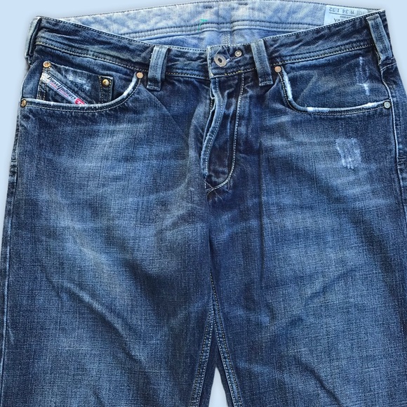**HOST PICK** ♥️ Diesel Yarik B Mens Jeans 34x32 Zip Back Pockets ♥️ - Picture 4 of 7